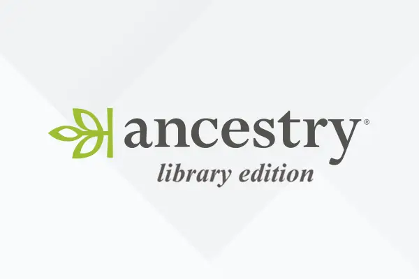 Ancestry library edition logo links to website