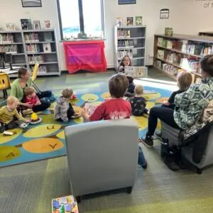 story/tot-time in the library