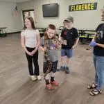Glasers Reptarium boy with snake