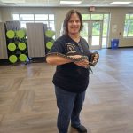 Glasers Reptarium staff with snake